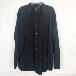 J. Ferrar Men's Button Down Embroidered Shirt Size 2XLT